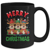 Merry Christmas Funny Christmas Reindeer Men Women Kids Xmas Mug | teecentury