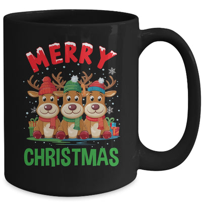 Merry Christmas Funny Christmas Reindeer Men Women Kids Xmas Mug | teecentury