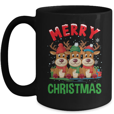 Merry Christmas Funny Christmas Reindeer Men Women Kids Xmas Mug | teecentury