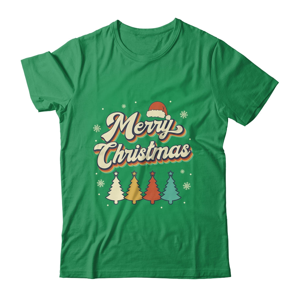Merry Christmas Groovy Retro Christmas Tree For Men Women Shirt & Sweatshirt | teecentury