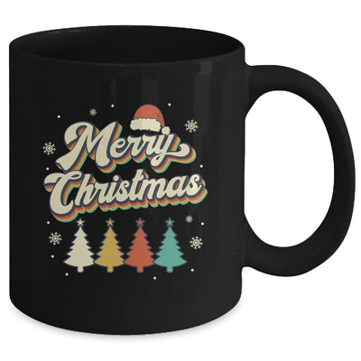 Merry Christmas Groovy Retro Christmas Tree For Men Women Mug | teecentury