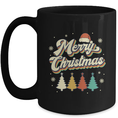 Merry Christmas Groovy Retro Christmas Tree For Men Women Mug | teecentury