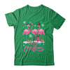 Merry Christmas Hat Santa Flamingo Snow Xmas Shirt & Sweatshirt | teecentury