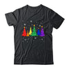 Merry Christmas LGBT Rainbow Flag Community Xmas Tree Gay Shirt & Sweatshirt | teecentury