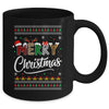 Merry Christmas Leopard Buffalo Red Plaid Ugly For Men Women Mug | teecentury