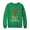 Merry Christmas Palm Tree Light Hawaiian Tropical Christmas Shirt & Sweatshirt | teecentury