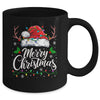 Merry Christmas Red Santa Hat Reindeer Xmas Family Men Women Mug | teecentury