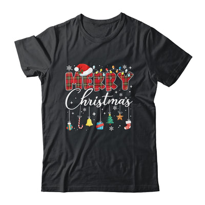 Merry Christmas Red Santa Hat Reindeer Xmas Matching Family Shirt & Sweatshirt | teecentury