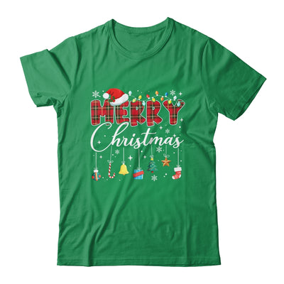 Merry Christmas Red Santa Hat Reindeer Xmas Matching Family Shirt & Sweatshirt | teecentury