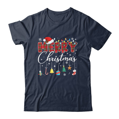 Merry Christmas Red Santa Hat Reindeer Xmas Matching Family Shirt & Sweatshirt | teecentury
