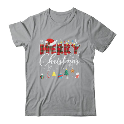 Merry Christmas Red Santa Hat Reindeer Xmas Matching Family Shirt & Sweatshirt | teecentury