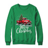 Merry Christmas Red Truck Family Matching Christmas Xmas Shirt & Sweatshirt | teecentury