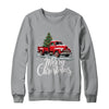 Merry Christmas Red Truck Family Matching Christmas Xmas Shirt & Sweatshirt | teecentury
