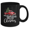 Merry Christmas Red Truck Family Matching Christmas Xmas Mug | teecentury