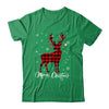 Merry Christmas Reindeer Red Plaid Family Matching Xmas Shirt & Sweatshirt | teecentury