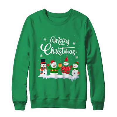 Merry Christmas Snowman Christmas Holiday Men Women Shirt & Sweatshirt | teecentury