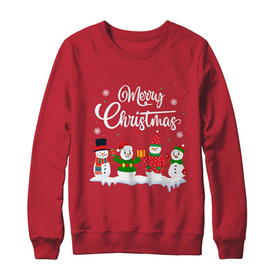 Merry Christmas Snowman Christmas Holiday Men Women Shirt & Sweatshirt | teecentury