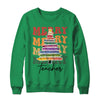 Merry Christmas Tree Crayon Light Student Teacher Christmas Shirt & Sweatshirt | teecentury