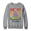 Merry Christmas Tree Crayon Light Student Teacher Christmas Shirt & Sweatshirt | teecentury