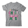 Merry Christmas Tree Pink Christmas Retro Vibes Girls Women Shirt & Sweatshirt | teecentury