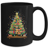 Merry Christmas Tree Reading Books Lover Librarian Nerd Mug | teecentury