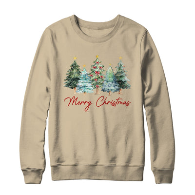 Merry Christmas Tree Vintage Christmas Classic Xmas Holiday Shirt & Sweatshirt | teecentury