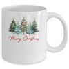 Merry Christmas Tree Vintage Christmas Classic Xmas Holiday Mug | teecentury