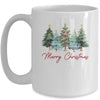 Merry Christmas Tree Vintage Christmas Classic Xmas Holiday Mug | teecentury