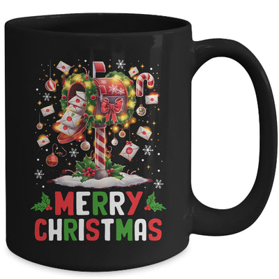 Merry Christmas Xmas Postal Worker Funny Carrier Mailman Mug | teecentury