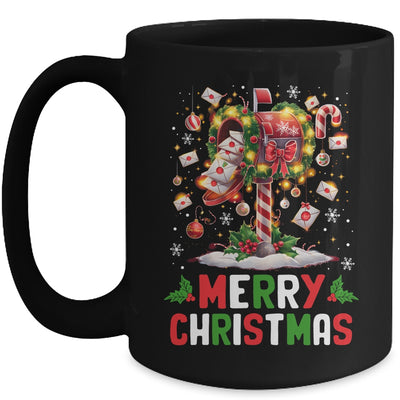 Merry Christmas Xmas Postal Worker Funny Carrier Mailman Mug | teecentury