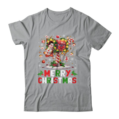 Merry Christmas Xmas Postal Worker Funny Carrier Mailman Shirt & Sweatshirt | teecentury