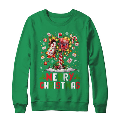 Merry Christmas Xmas Postal Worker Funny Carrier Mailman Shirt & Sweatshirt | teecentury