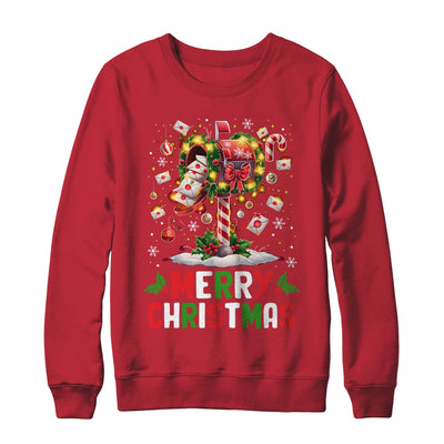 Merry Christmas Xmas Postal Worker Funny Carrier Mailman Shirt & Sweatshirt | teecentury