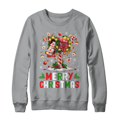 Merry Christmas Xmas Postal Worker Funny Carrier Mailman Shirt & Sweatshirt | teecentury