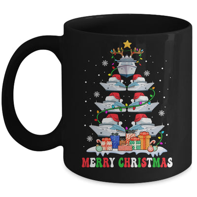 Merry Christmas Xmas Tree Reindeer Santa Cruise Ships Xmas Mug | teecentury