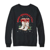 Merry Christmas Y'all Howdy Christmas Boots Cowgirl Coquette Shirt & Sweatshirt | teecentury