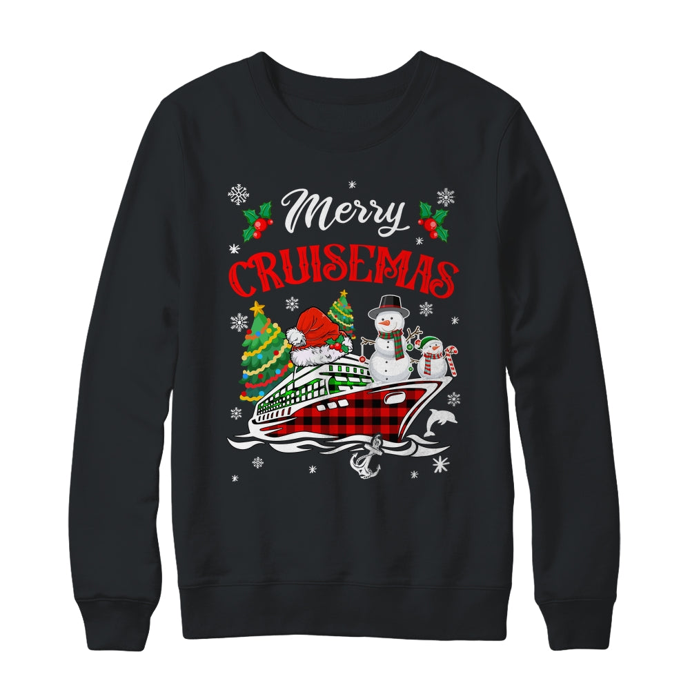Merry Cruisemas 2024 Christmas Santa Cruise Ship Snowman Shirt & Sweatshirt | teecentury