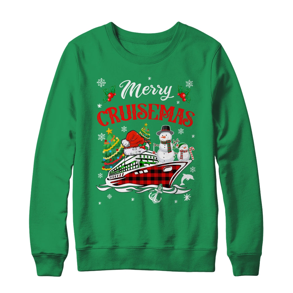 Merry Cruisemas 2024 Christmas Santa Cruise Ship Snowman Shirt & Sweatshirt | teecentury