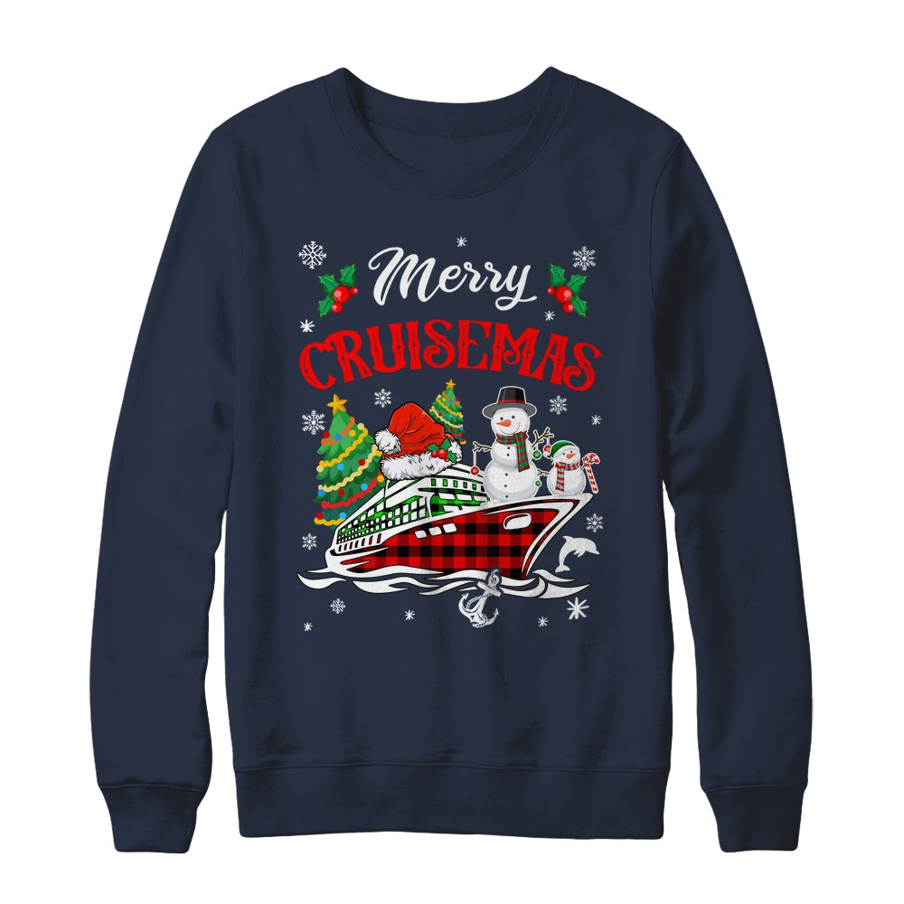 Merry Cruisemas 2024 Christmas Santa Cruise Ship Snowman Shirt & Sweatshirt | teecentury