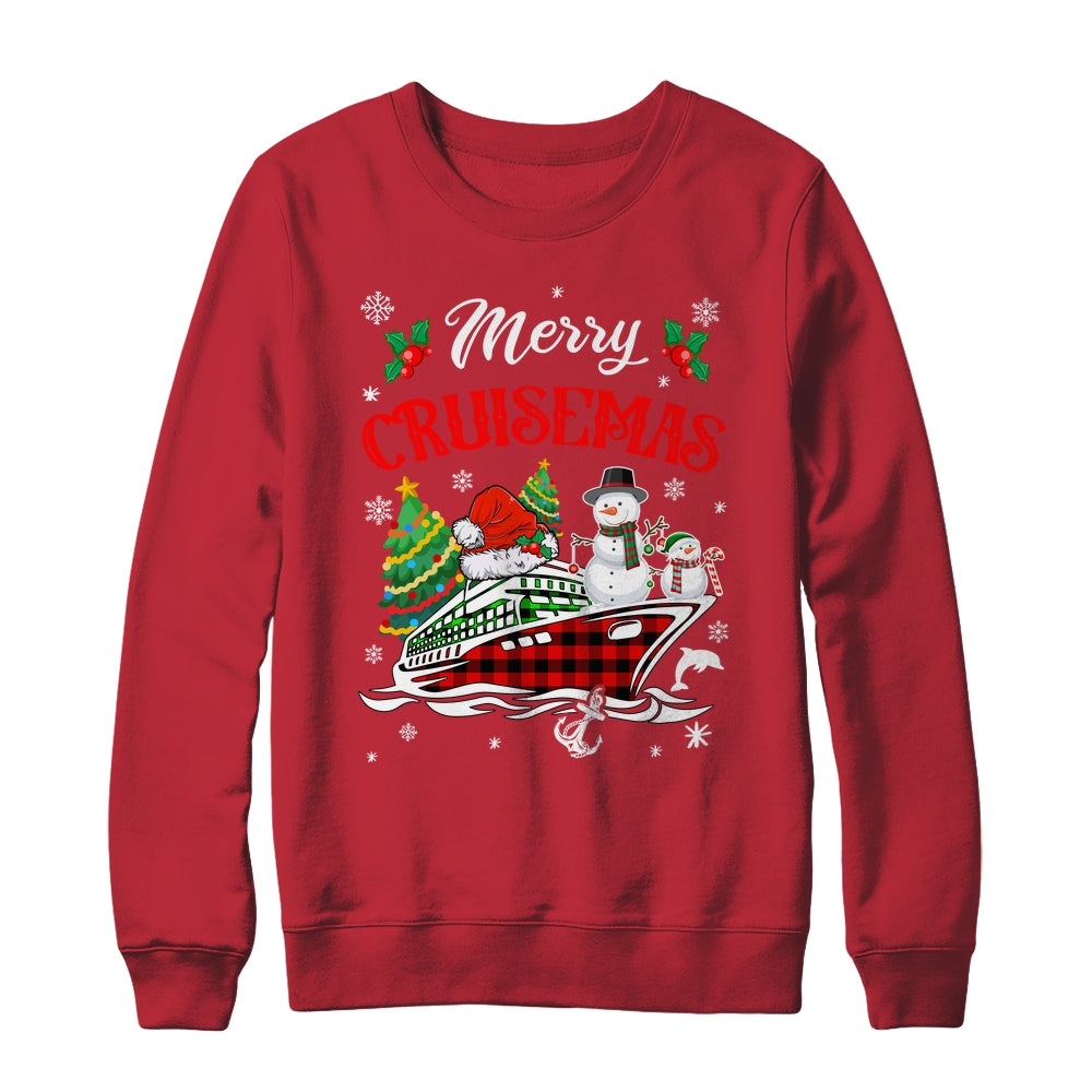 Merry Cruisemas 2024 Christmas Santa Cruise Ship Snowman Shirt & Sweatshirt | teecentury