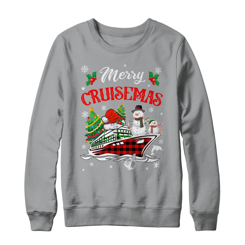Merry Cruisemas 2024 Christmas Santa Cruise Ship Snowman Shirt & Sweatshirt | teecentury