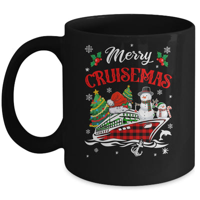 Merry Cruisemas 2025 Christmas Santa Cruise Ship Snowman Mug | teecentury