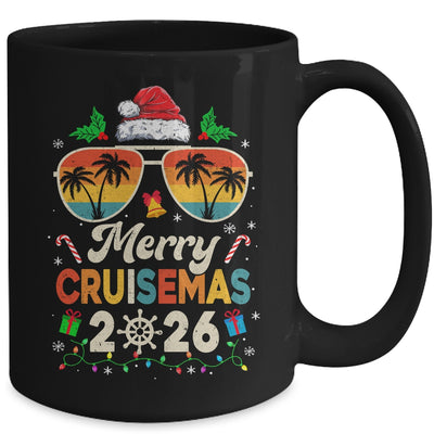 Merry Cruisemas 2026 Christmas Santa Reindeer Cruise Retro Mug | teecentury