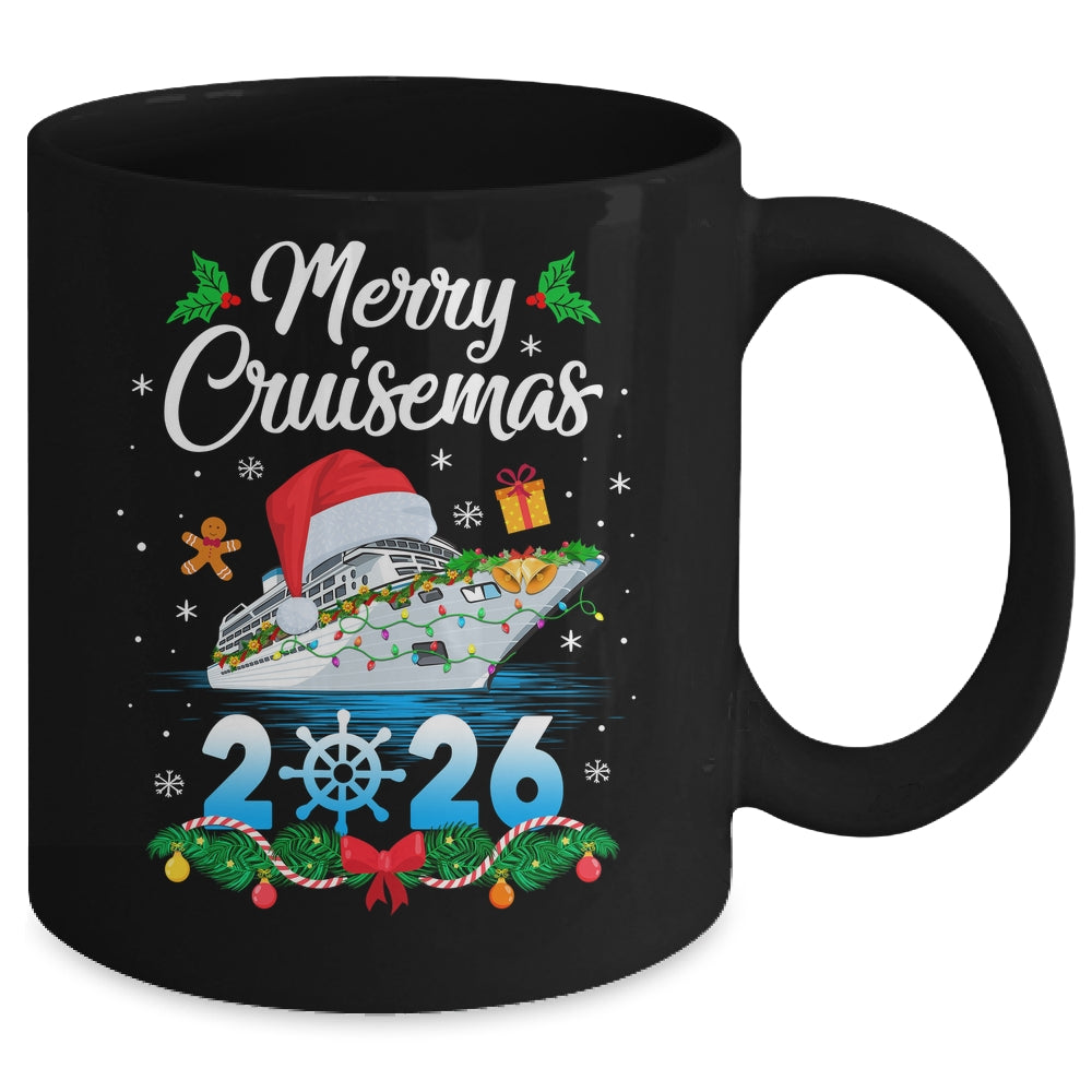 Merry Cruisemas 2026 Christmas Santa Reindeer Cruise Ship Mug | teecentury