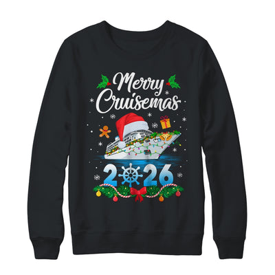 Merry Cruisemas 2026 Christmas Santa Reindeer Cruise Ship Shirt & Sweatshirt | teecentury