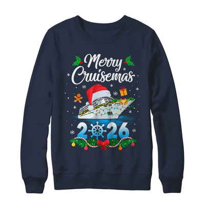 Merry Cruisemas 2026 Christmas Santa Reindeer Cruise Ship Shirt & Sweatshirt | teecentury