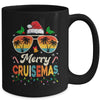 Merry Cruisemas Christmas Family Santa Reindeer Cruise Retro Mug | teecentury