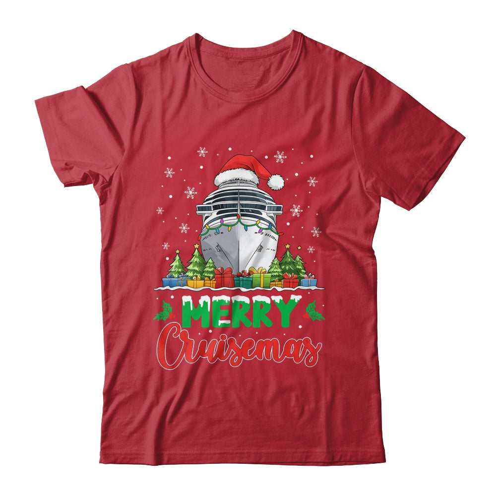 Merry Cruisemas Funny Vacation Cruise Ship Christmas Holiday Shirt & Sweatshirt | teecentury