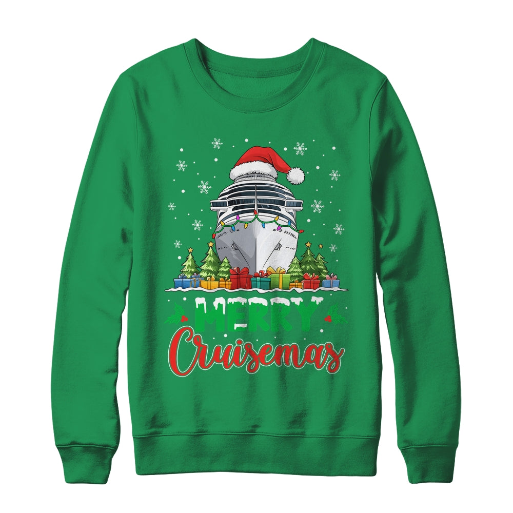 Merry Cruisemas Funny Vacation Cruise Ship Christmas Holiday Shirt & Sweatshirt | teecentury