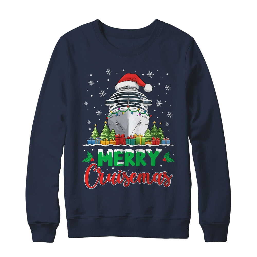 Merry Cruisemas Funny Vacation Cruise Ship Christmas Holiday Shirt & Sweatshirt | teecentury